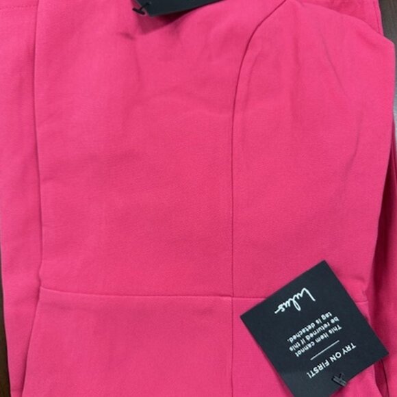 NWT Lulus Your Sweetie Fuchsia Tie-Strap Mini Dress - Picture 5 of 8